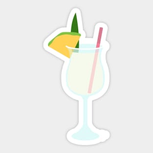 Pina Colada - Pineapple Coconut Rum Sticker